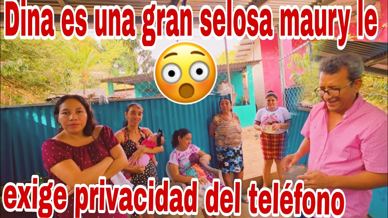 Dina es una gran selosa no quiere que el marido vea mas mujeres😡😱😭😳