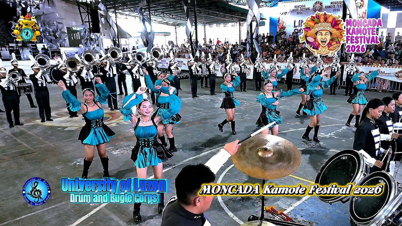 MONCADA Kamote Festival 2026 - University of Luzon DBC 4th part of DBC Drill Exhibition in Moncada