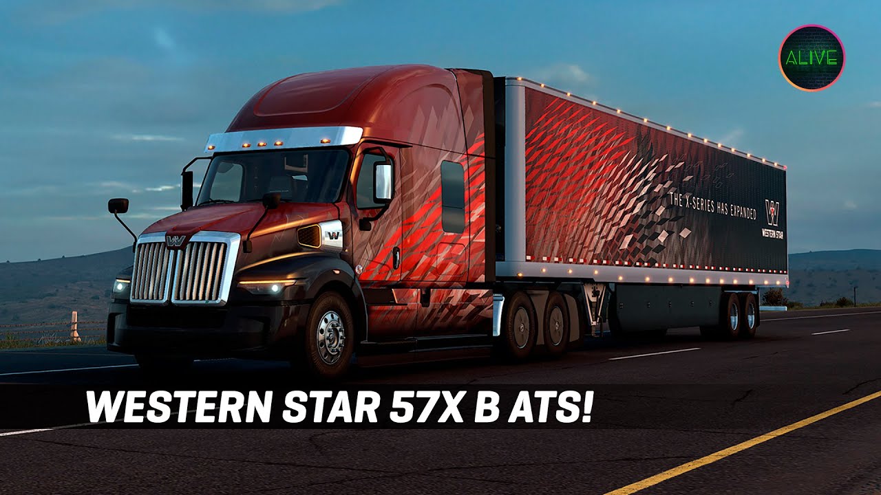 НОВЫЙ ГРУЗОВИК В #ATS - WESTERN STAR 57X - ОБЗОР