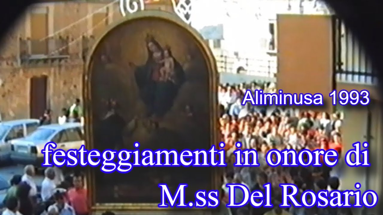 ALIMINUSA - 1993 - Festeggiamenti in onore di Maria Santissima del Rosario - 23 agosto