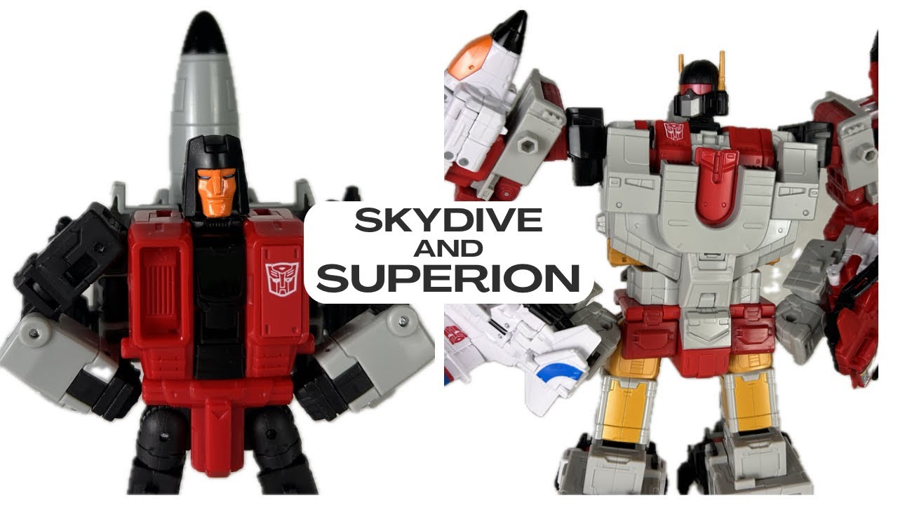 Transformers, Age of the Primes Skydive and SUPERION! Intro, Unboxing  and review!