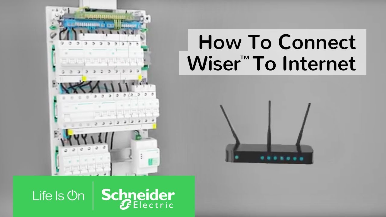 How to Connect Your Wiser-Enabled Electrical Panel to the Internet | Schneider Electric