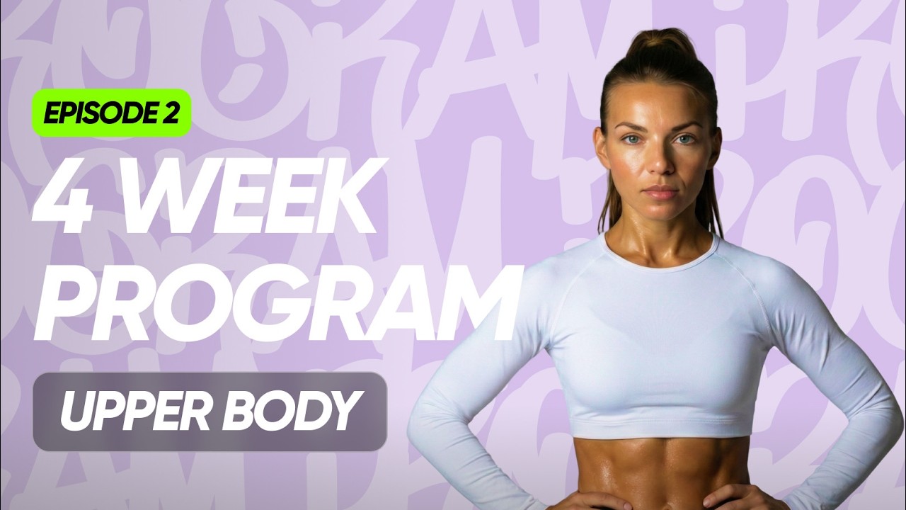 Strength & Tone Series 60 Min Dumbbell Upper Body Workout | 4 Week Program | Week 1 Day 2