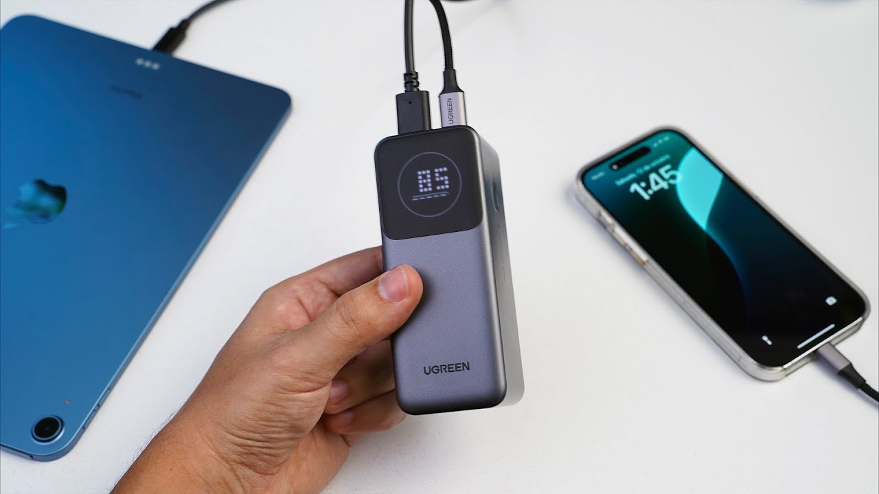 Power Bank con Carga Rápida - UGREEN 12000mAh Nexode Power Bank 100W