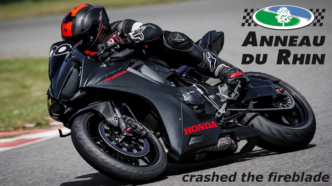 Anneau du Rhin 3.0 trackday | CBR1000RR Fireblade | highsider crash