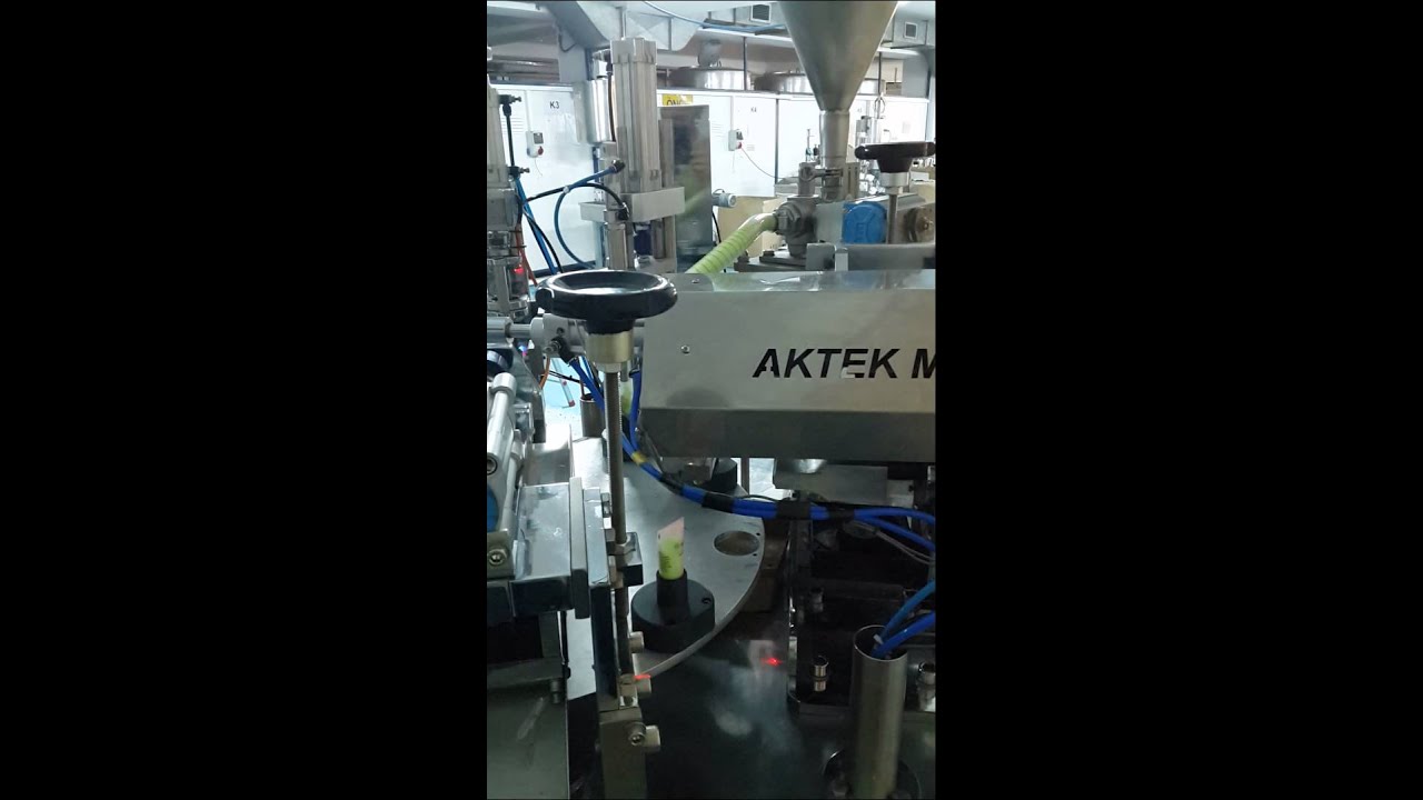 AKTEK MAKİNA PLASTİK TÜP DOLUM (ULTRASONİC) YAPIŞTIRMA MAKİNASI