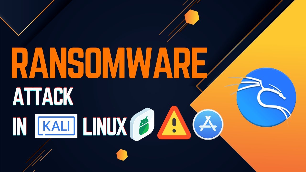 Ransomware attack in  kali linux | How to use kali linux | #kalilinux #ransomware #cybersecurity
