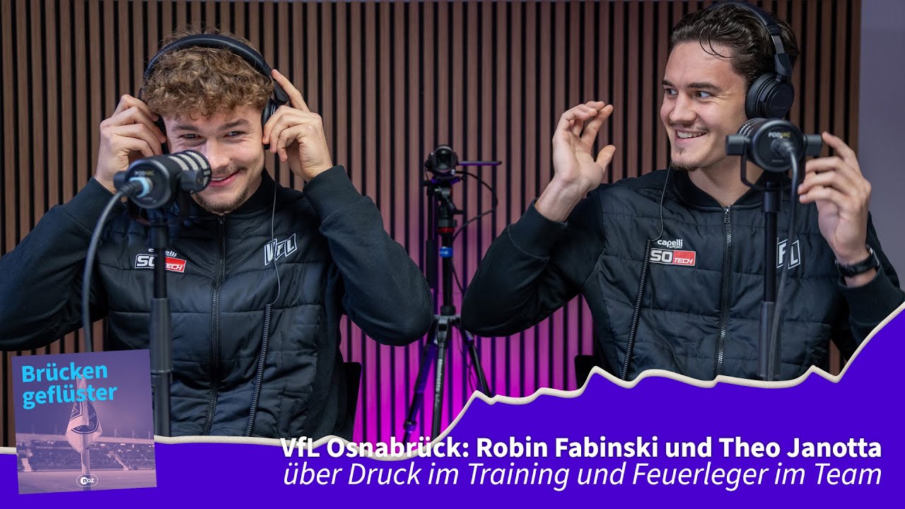 VfL Osnabrück: Robin Fabinski und Theo Janotta über Druck im Training und Feuerleger im Team