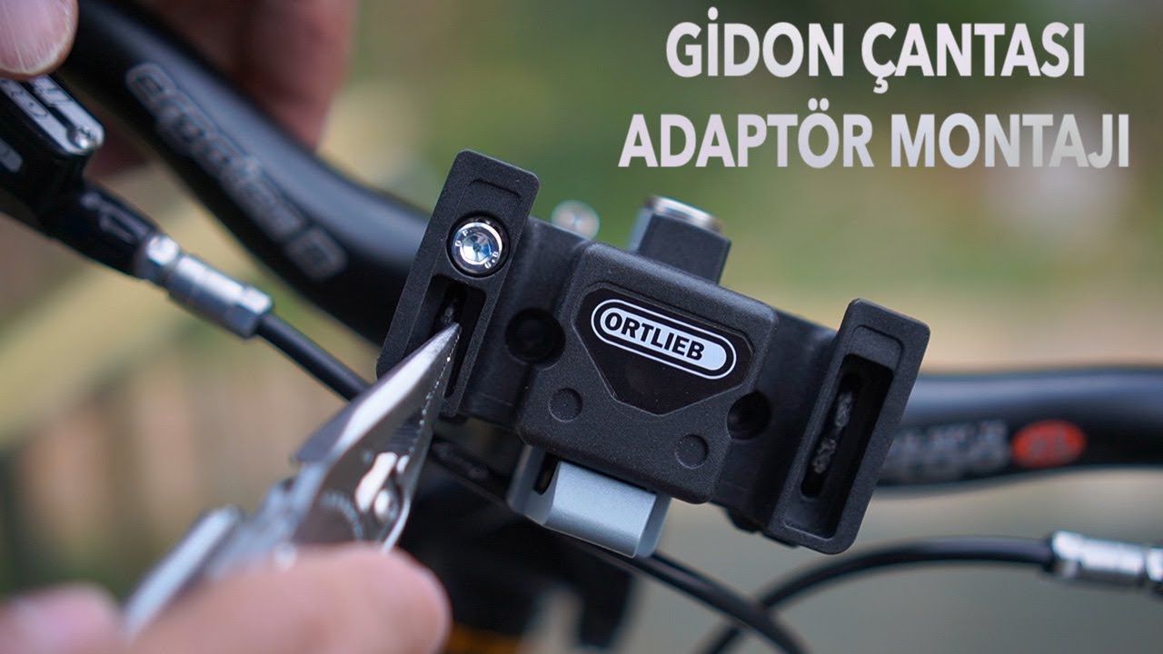 Ortlieb gidon çantası adaptör montajı