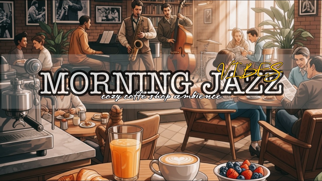 Morning Jazz Vibes ☕ Smooth Jazz Music to Boost Focus, Work & Study Productivity
