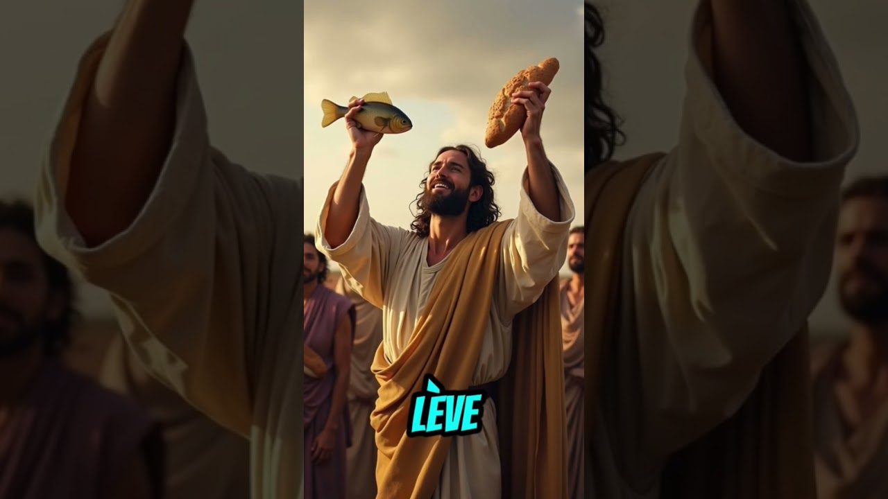 Le miracle de la multiplication des pains et des poissons.