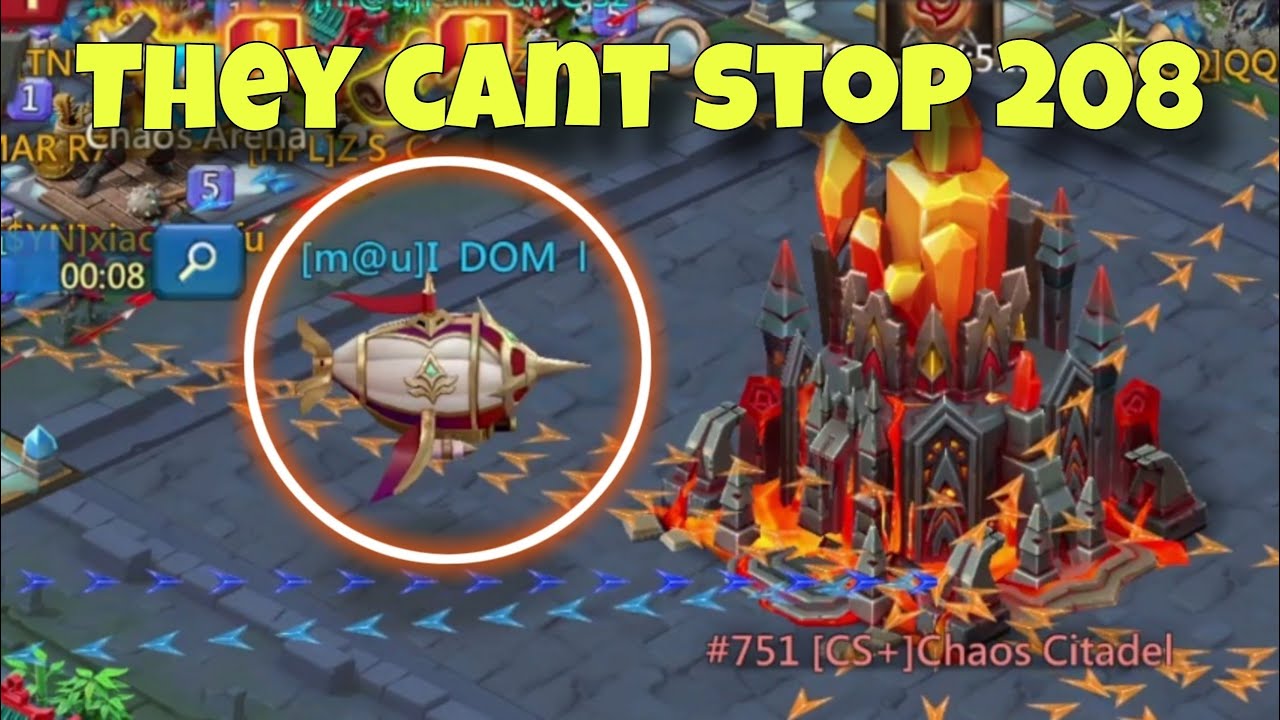 Lords Mobile - Why blasts are so strong. Lets show them 208 from DOM. Strongest 208 in the game