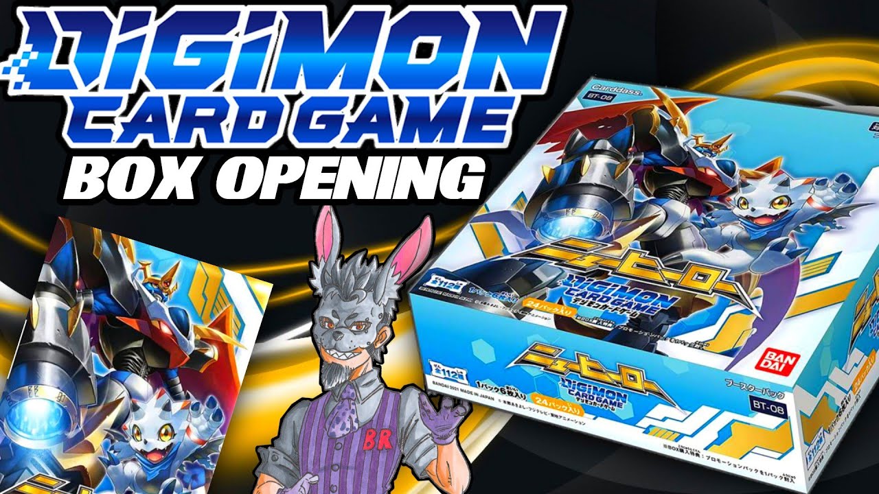 Das NEUE GHOST GAME DIGIMON Card Game Set ist da! 😎 New Hero BT08 Booster Packs Box Opening Deutsch