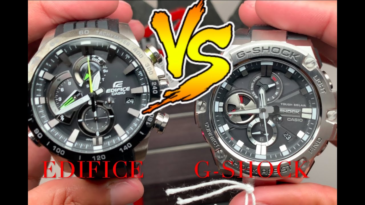 Casio G-shock Toughness compared to Edifice - Comparison and review