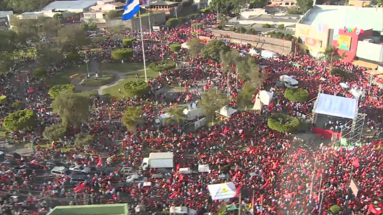 Cierre Nacional de Campaña FMLN, 25 de Enero 2014, Redondel Masferrer