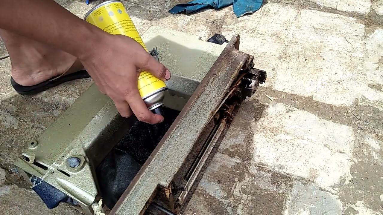 cet mesin jahit || pake pilok sakura