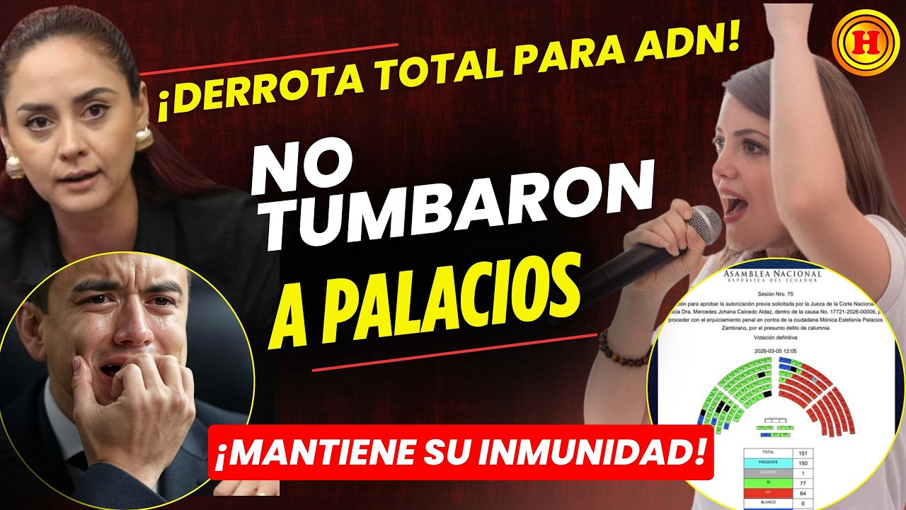 ¡HUMILLADOS! El oficialismo muerde el polvo: No pudieron quitarle la inmunidad a Mónica Palacios.