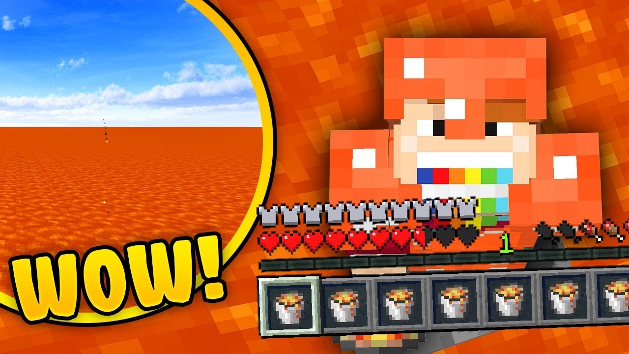 JAK PRZEŻYĆ W ŚWIECIE Z LAWY? - Minecraft Challenge