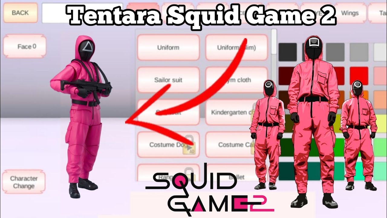 Ada Karakter Baru Tentara Squid Game Season 2 Di Sakura School Simulator