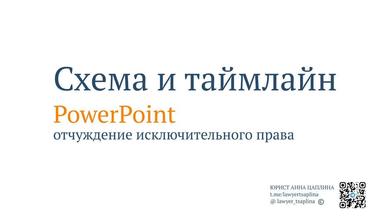 Схема и таймлайн в Powerpoint legal design  t me lawyertsaplina