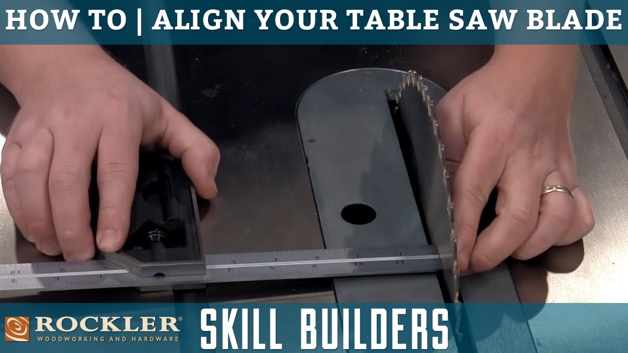 Как выровнять полотно циркулярной пилы для безопасной и чистой резки | Rockler Skill Builders
