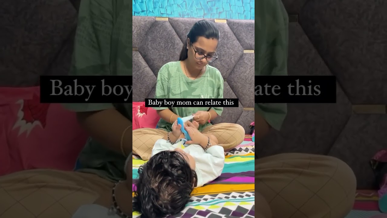 Like if you are a baby boy mom | babymothertips #boymom #funnybabyvideo