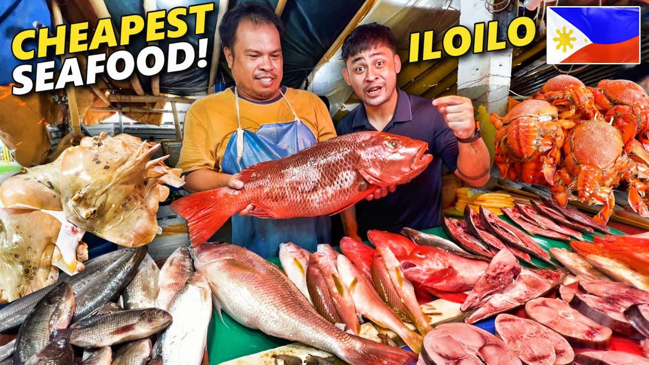 Eating ILOILO's Cheapest Seafood!🇵🇭Spending only ₱X,000 on Filipino Seafood Dampa in Visayas