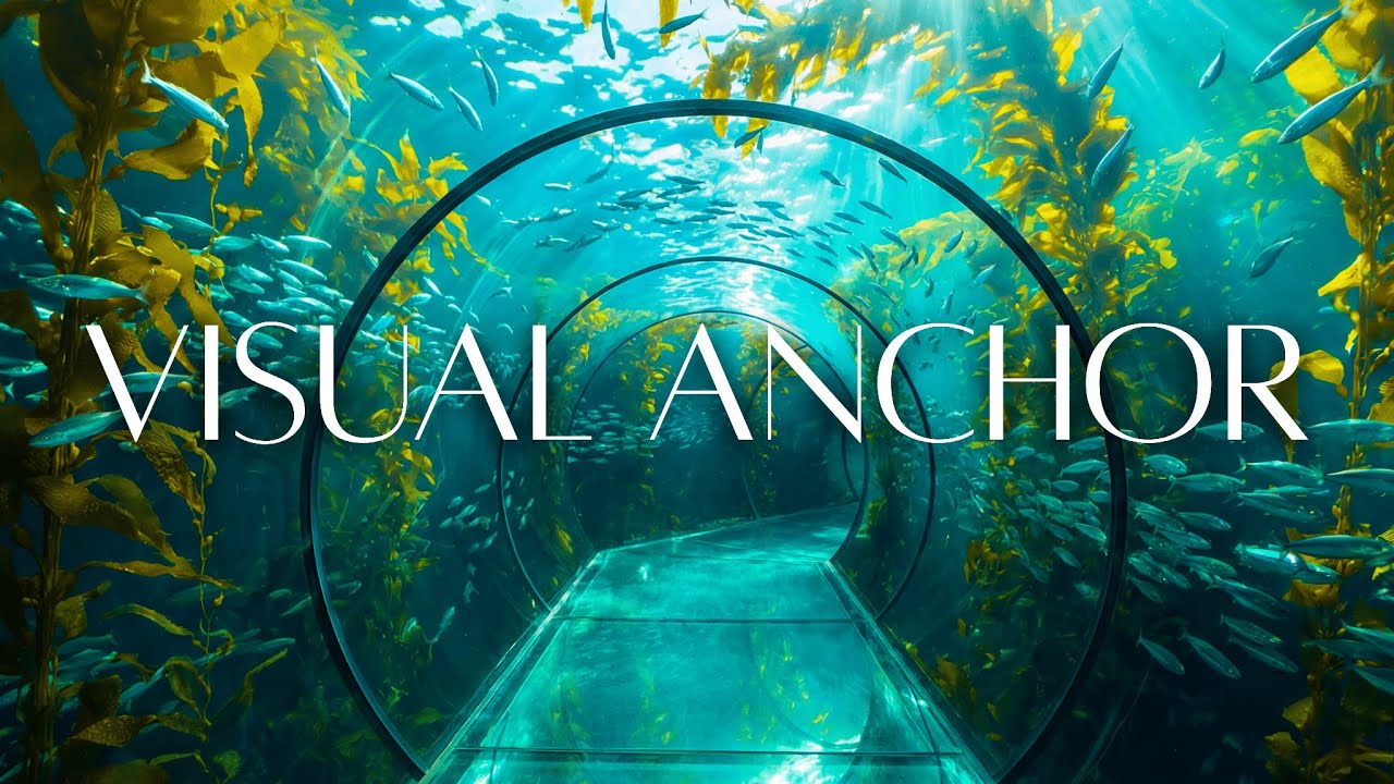 1 Hour Bedtime Ambience | Drift Through a Deep Sea Tunnel (Optic Flow Visuals)