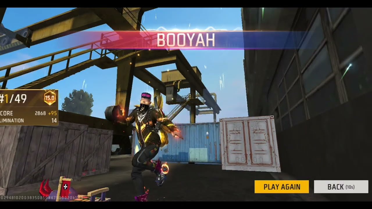 Free Fire Gameplay | 💪 WOODPECKER+MP40 99%Headshot Rate