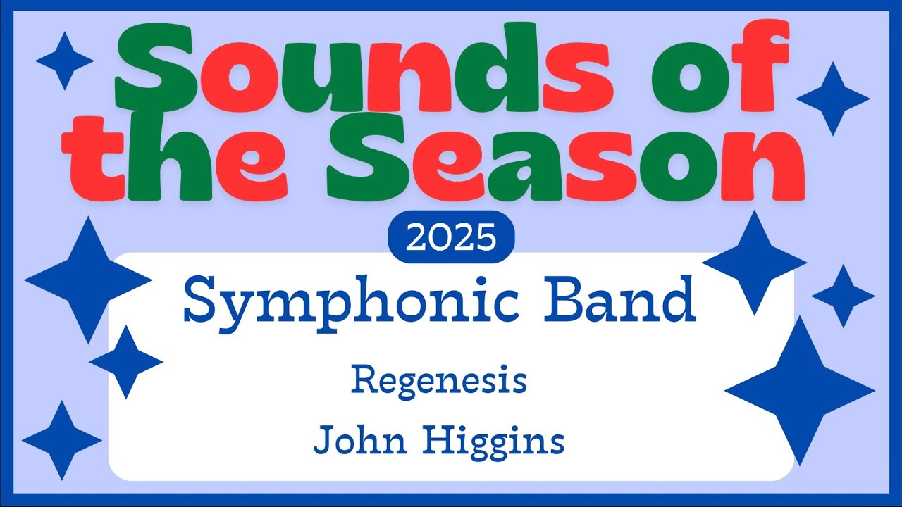 MDHS Winter Concert 2025 - Symphonic Band: Regenesis by John Higgins 
