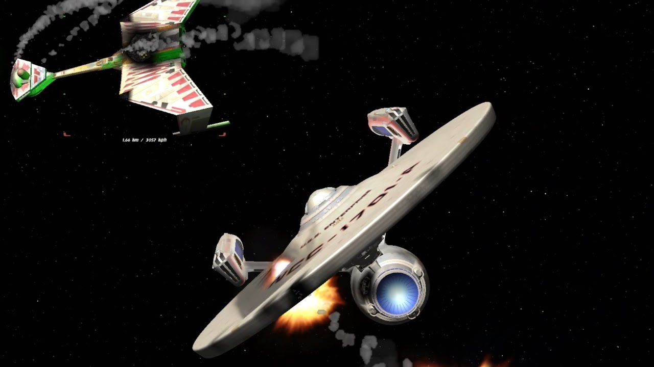 Kirk vs The Klingons! Can the Enterprise A Defeat the Klingon D7? | Star Trek Bridge Commander