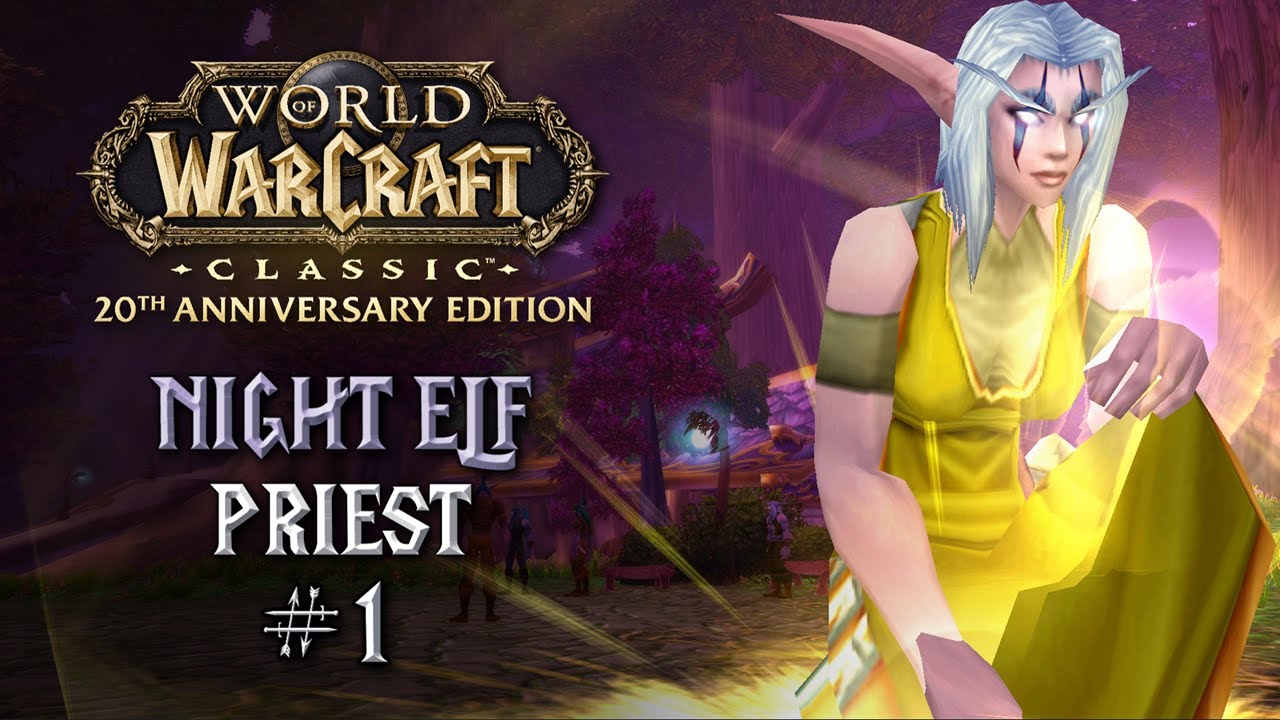 World of Warcraft Classic Anniversary – Relaxing Night Elf Priest Playthrough [1]