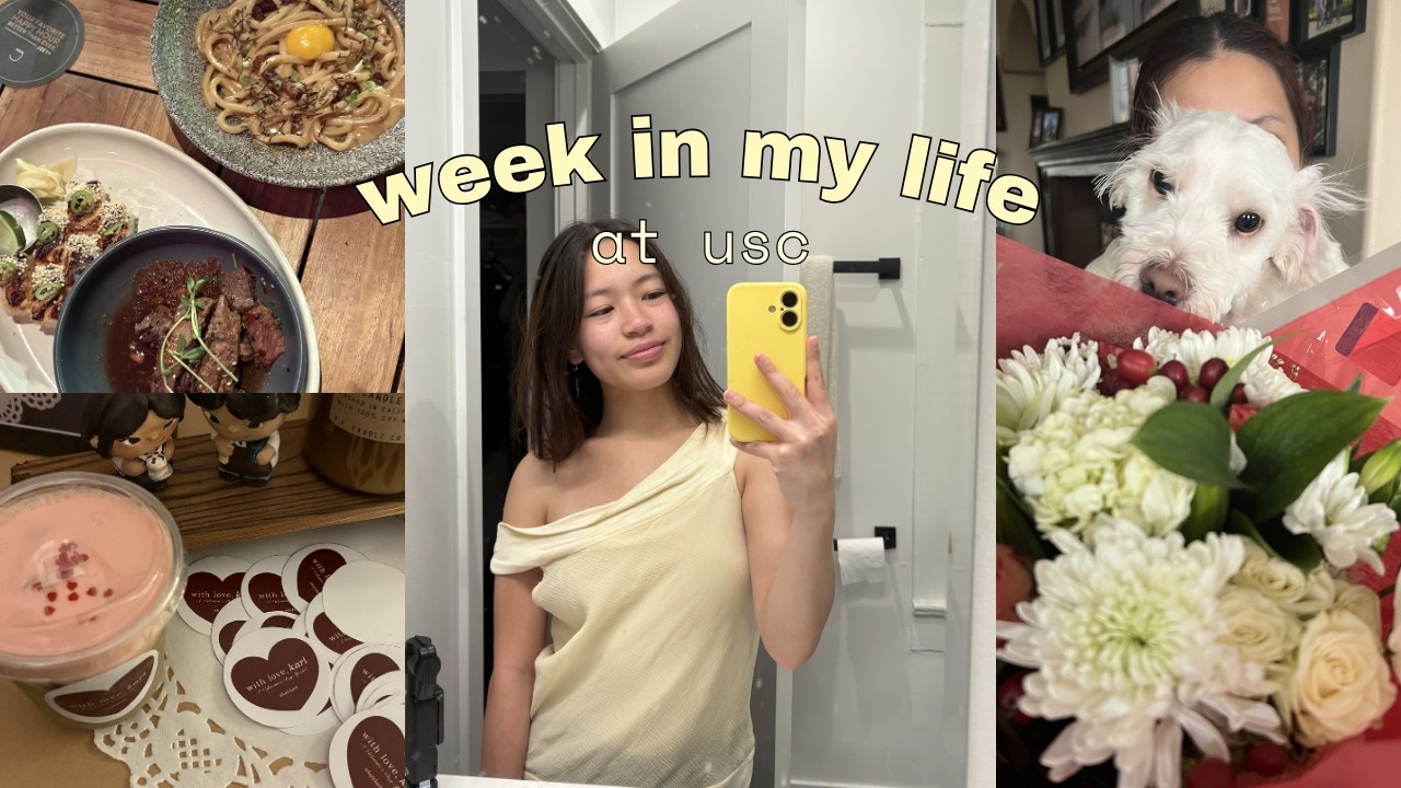 a week of uni vlog @ usc ✨| productive routines, school life, and studying