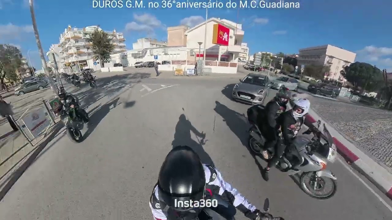 DUROS G.M. presentes no 36° aniversário do Moto Clube GUADIANA...