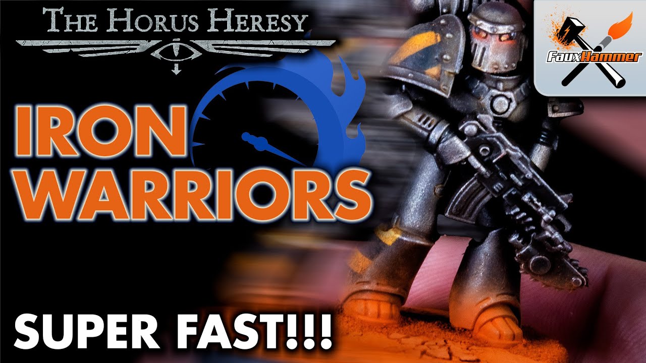 How to Paint: Horus Heresy Iron Warriors Space Marines - IV (4th) Legion