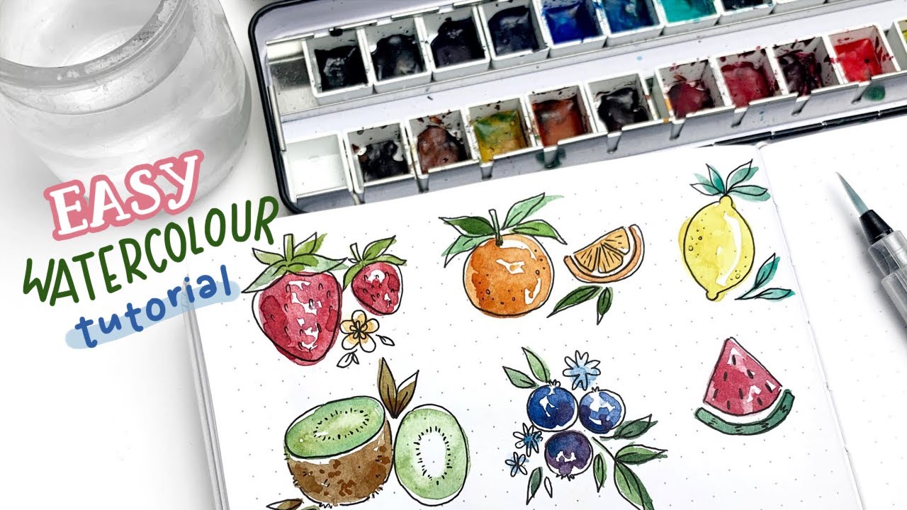 Easy Watercolor Tutorial: The 