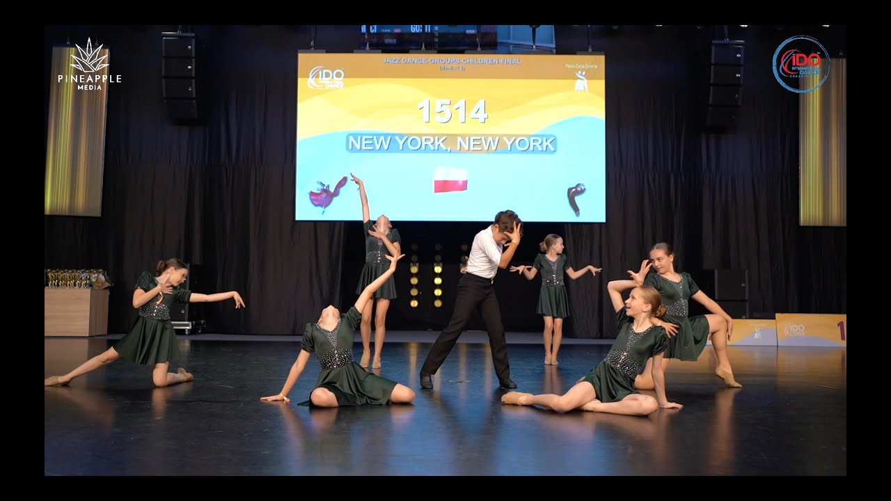 Teal Dance Team | Gdańsk | Mistrzowie Europy IDO Jazz Dance Grupy Dzieci 2024 | New York, New York
