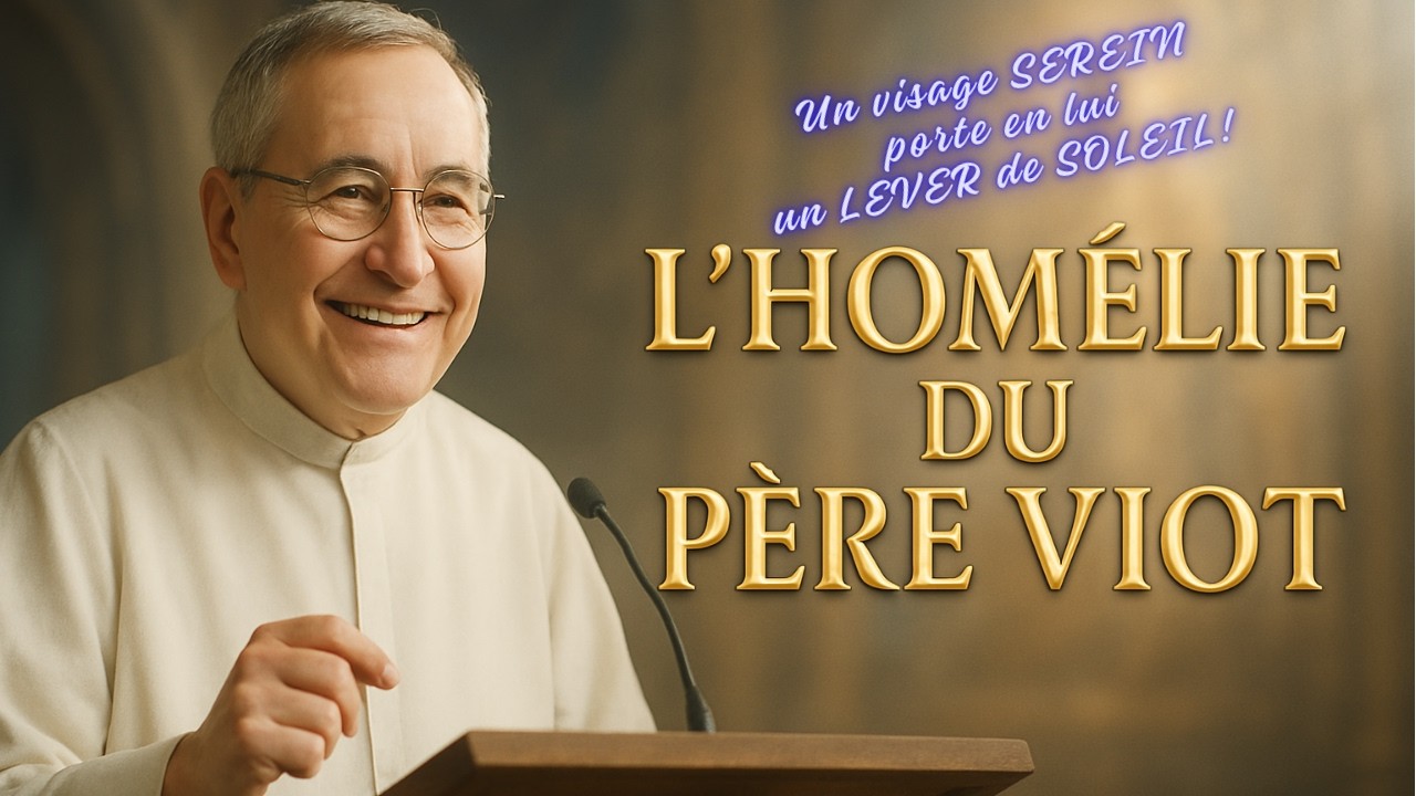 🔴[L'homélie du Père Viot] Un VISAGE SEREIN porte en lui un LEVER de SOLEIL !
