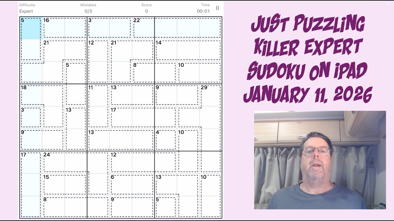 Learning Killer Sudoku By Doing and Explaining | January 11 2026