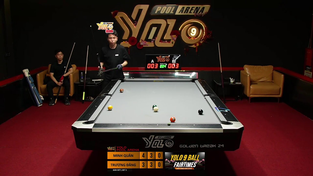 🔴 TRỰC TIẾP: MINH QUÂN VS TRƯƠNG ĐĂNG🏆BÁN KẾT - GIẢI YOLO 9 BALL FAIRTIMES G.H.I⏰ Ngày 30/01/2026
