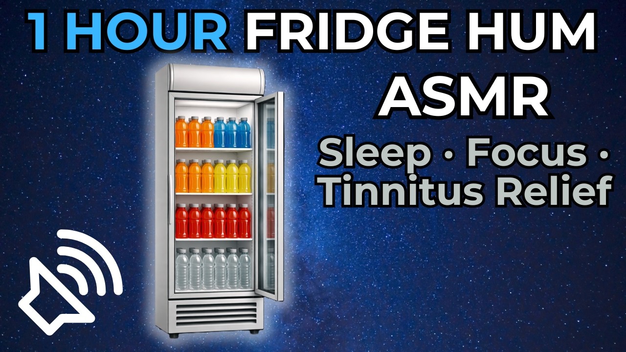 Display Fridge Hum (1 HOUR) ❄️ Deep Sleep & Focus