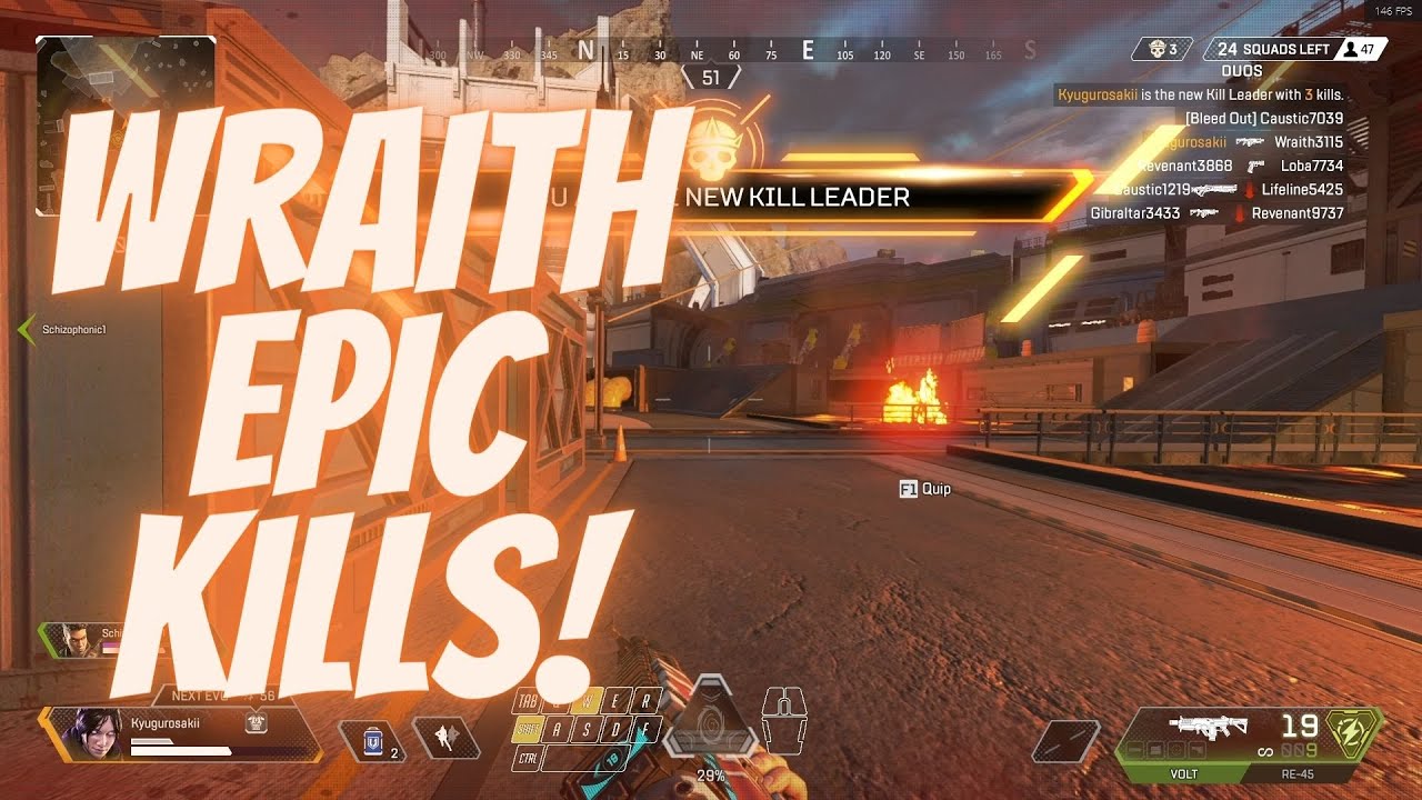 Apex Legends [PC] | Kyugurosakii | - Wraith Gameplay