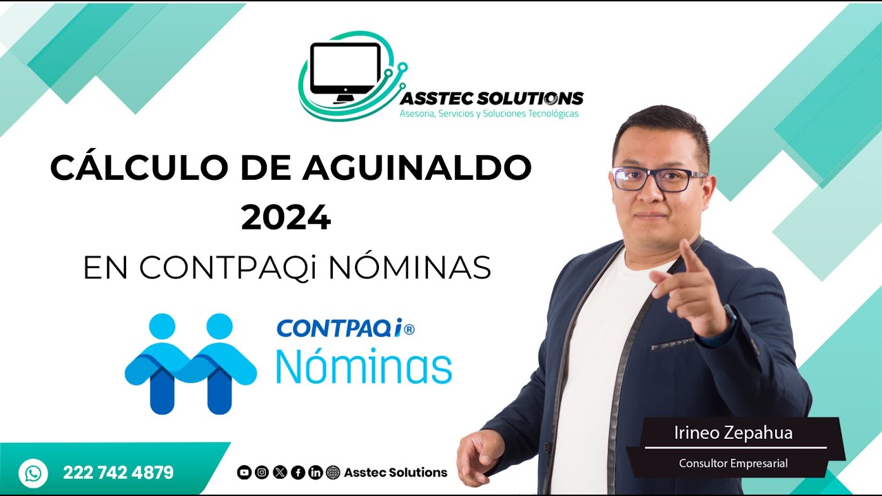 Cálculo de aguinaldo 2024 en CONTPAQi Nominas