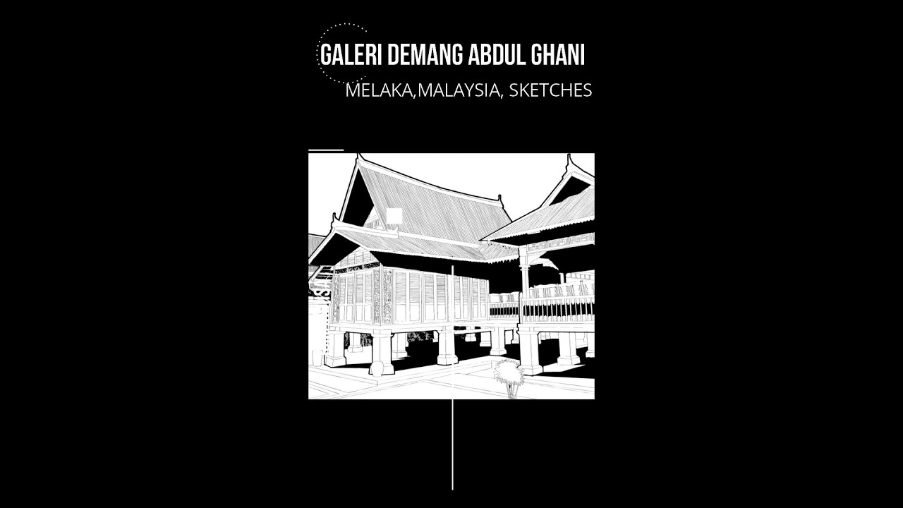 sketches Galeri Demang Abdul Ghani , Melaka , Malaysia . # shorts