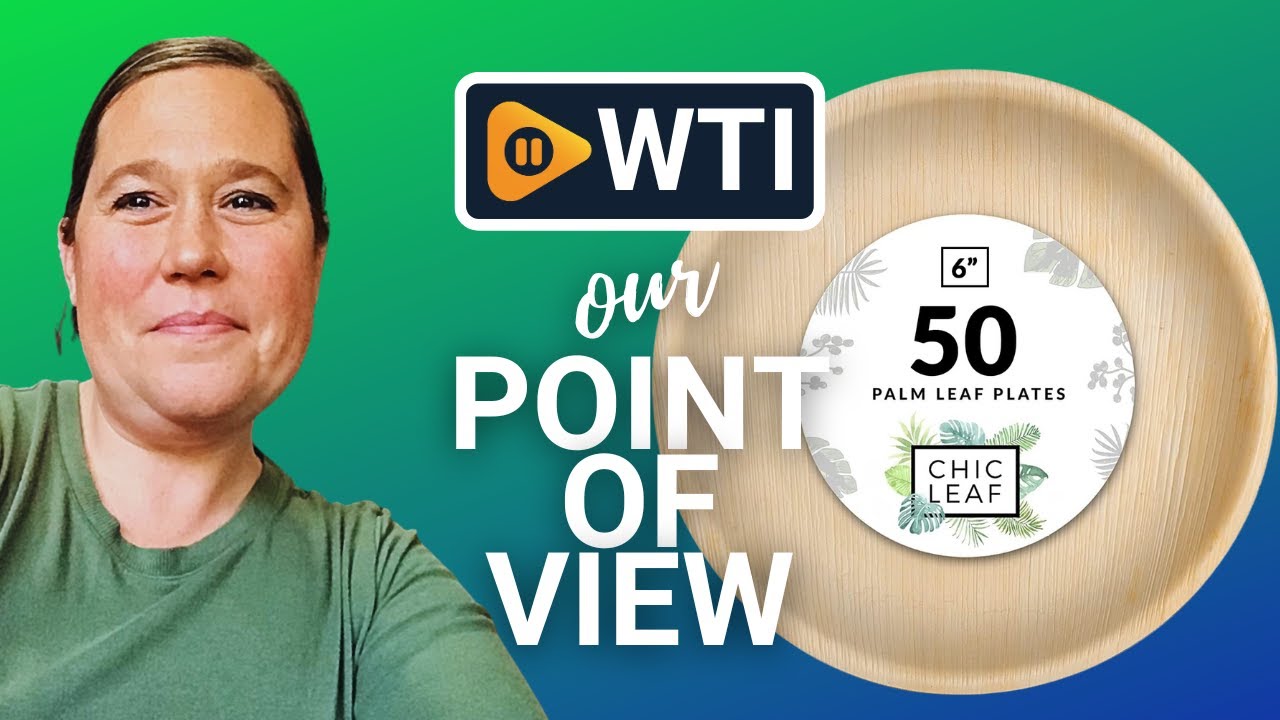 Chic Leaf 6 Inch Bamboo Plates | Our Point Of View