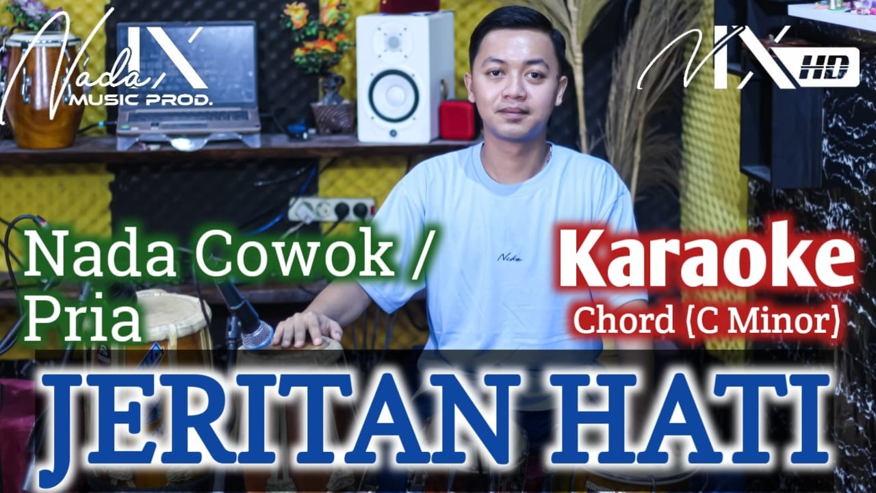 JERITAN HATI KARAOKE - NADA COWOK / PRIA - KARAOKE VERSI KOPLO - TRENDING TIKTOK TERBARU - NADA9