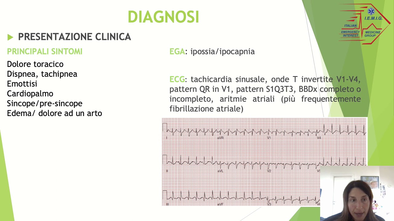 Diagnosi di Embolia Polmonare dott ssa Maddalena Ottaviani
