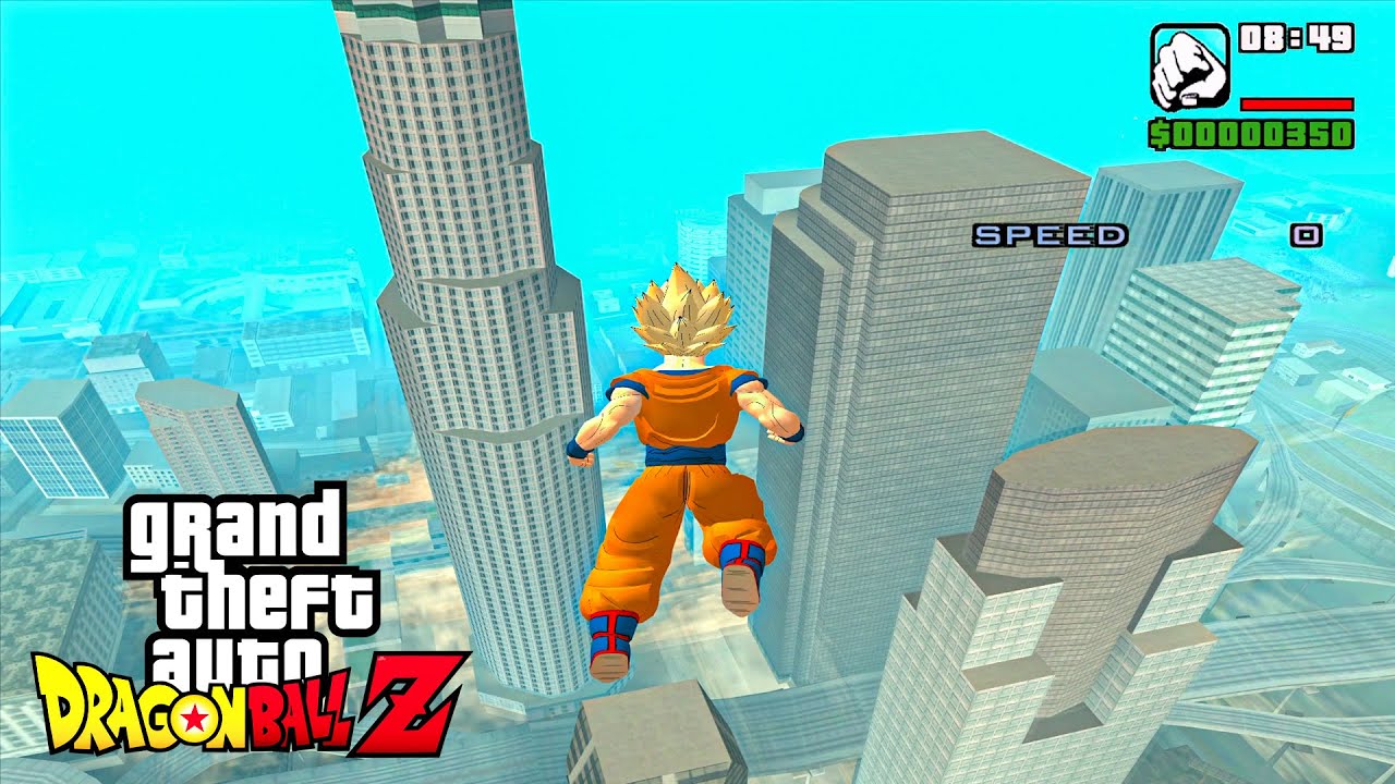 O INACREDITÁVEL GTA DRAGON BALL Z (Grand Theft Auto: DBZ)