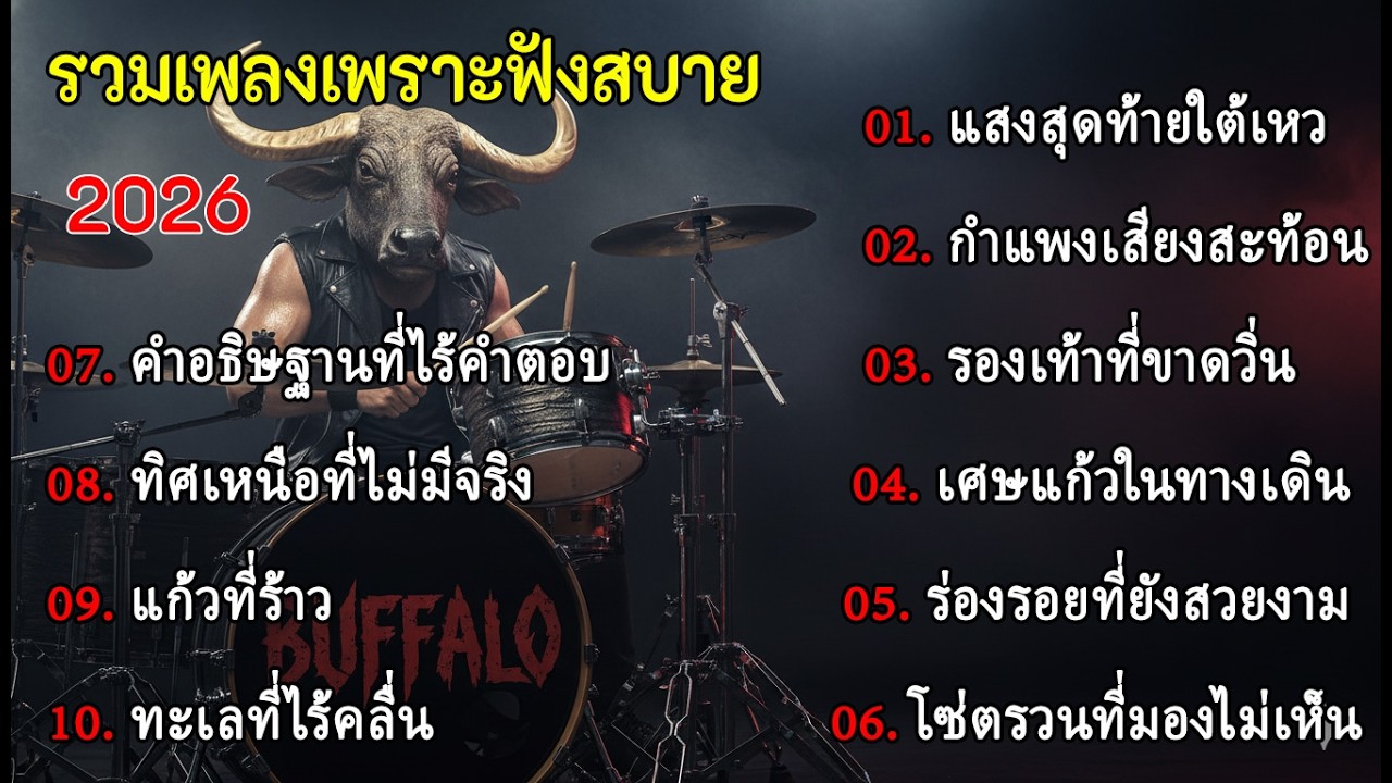 รวมเพลงฮิตใหม่  2026 ฟังยาวๆฟังตอนเดินทาง