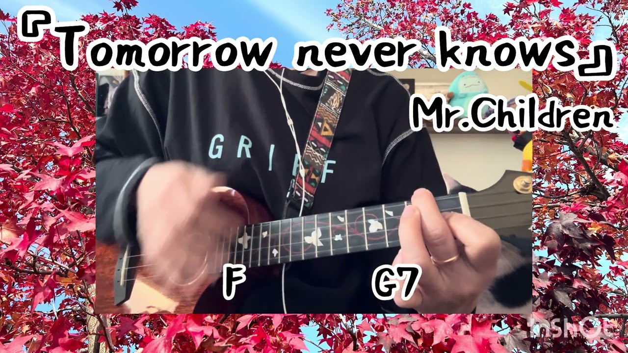『Tomorrow never knows』Mr.Children【ウクレレ弾き語りカバー】歌詞・コード付